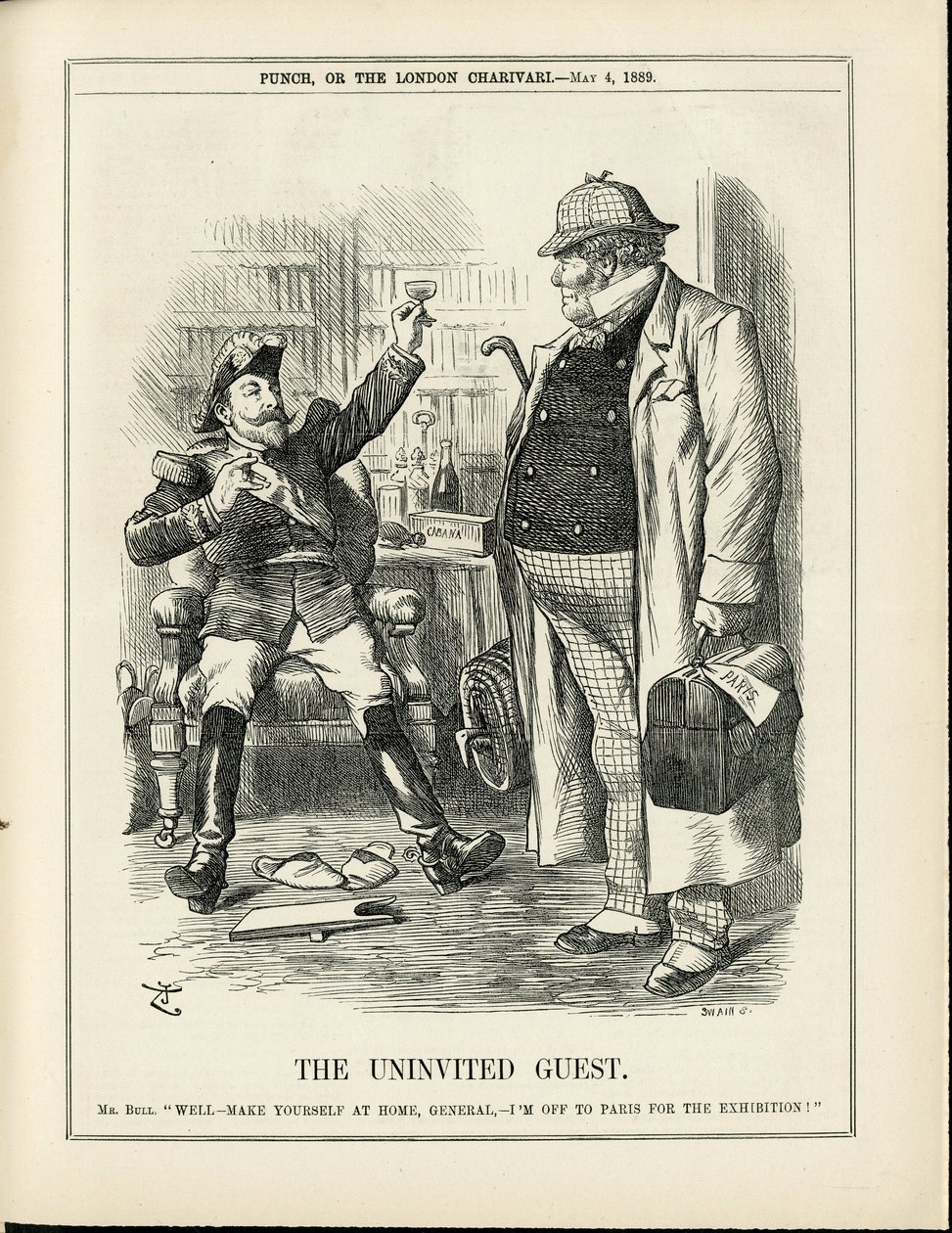 Illustratie van John Tenniel (1820-1914) in Punch door John Tenniel