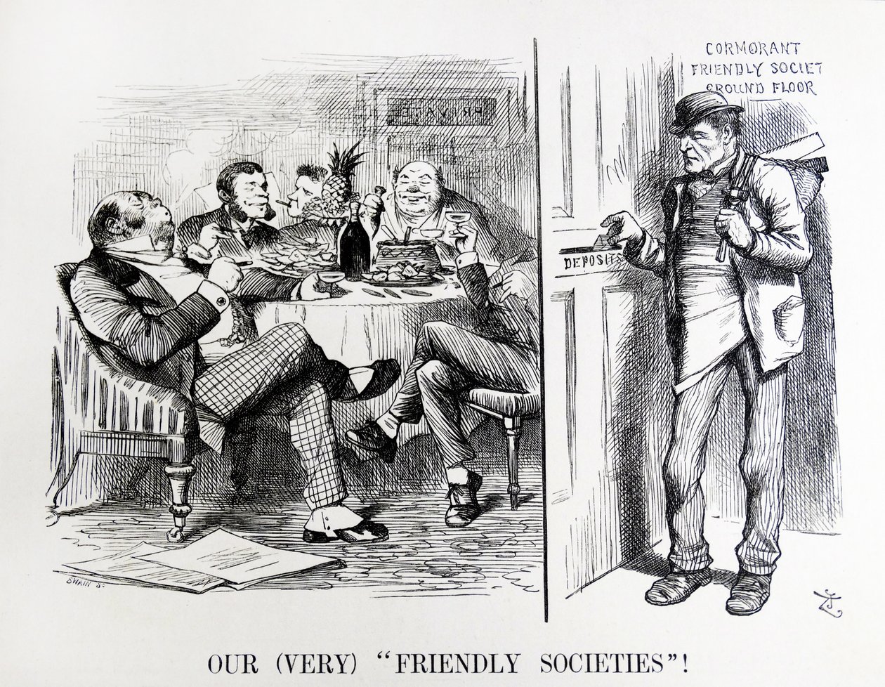 John Tenniel cartoon getiteld 