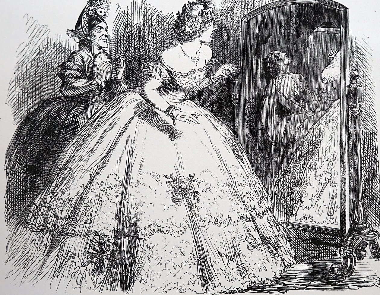 De Spookachtige Dame door John Tenniel