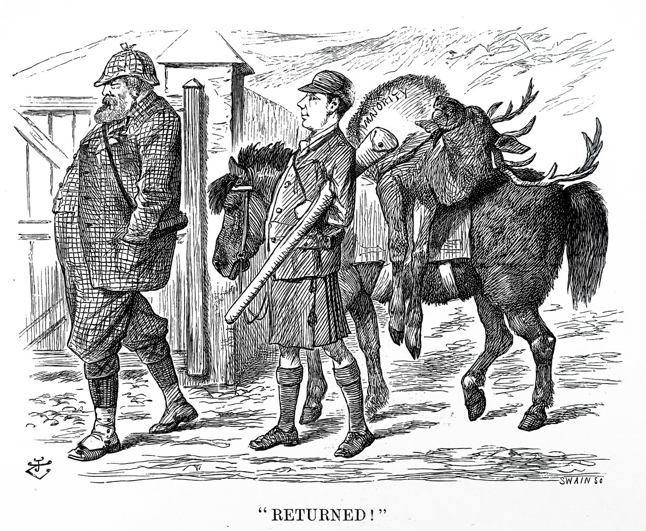 De Khaki-verkiezing door John Tenniel