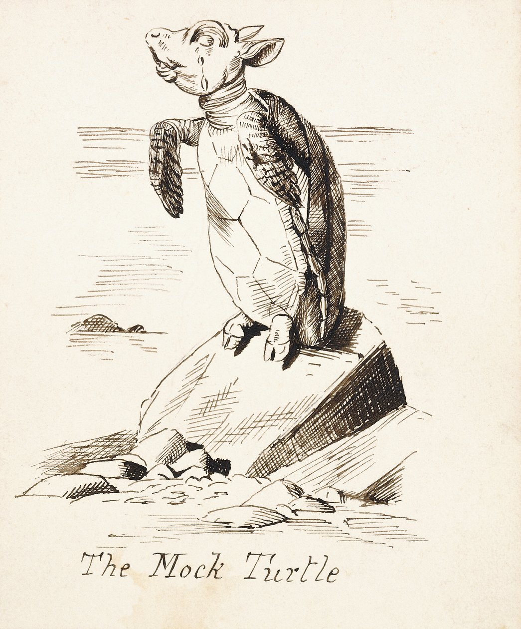 De Spot Schildpad, c.1865 door John Tenniel