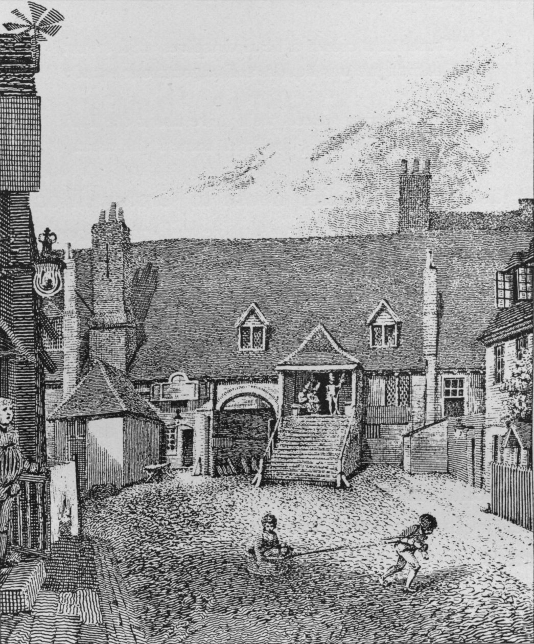 De Wachtkamer, Scotland Yard, Westminster, 1805 1911 door John Thomas Smith