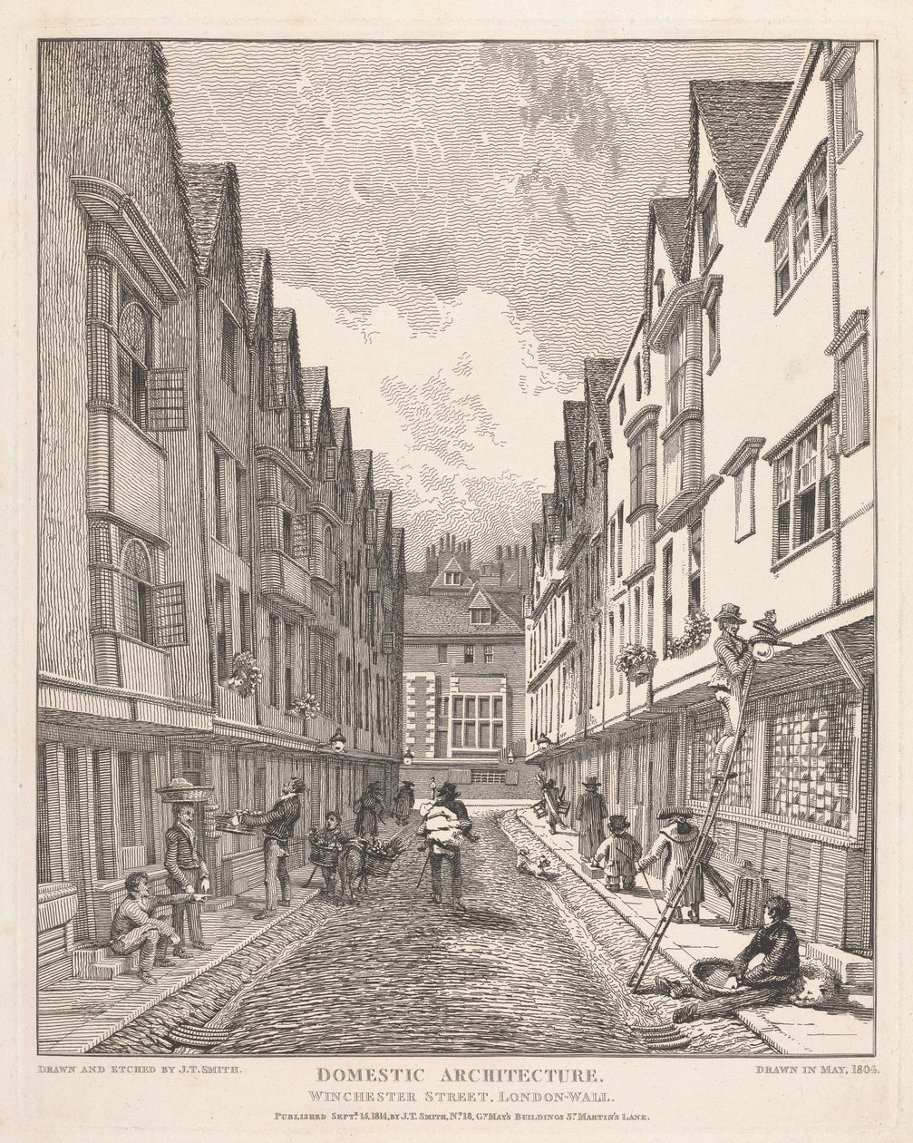 Winchester Street, London Wall door John Thomas Smith