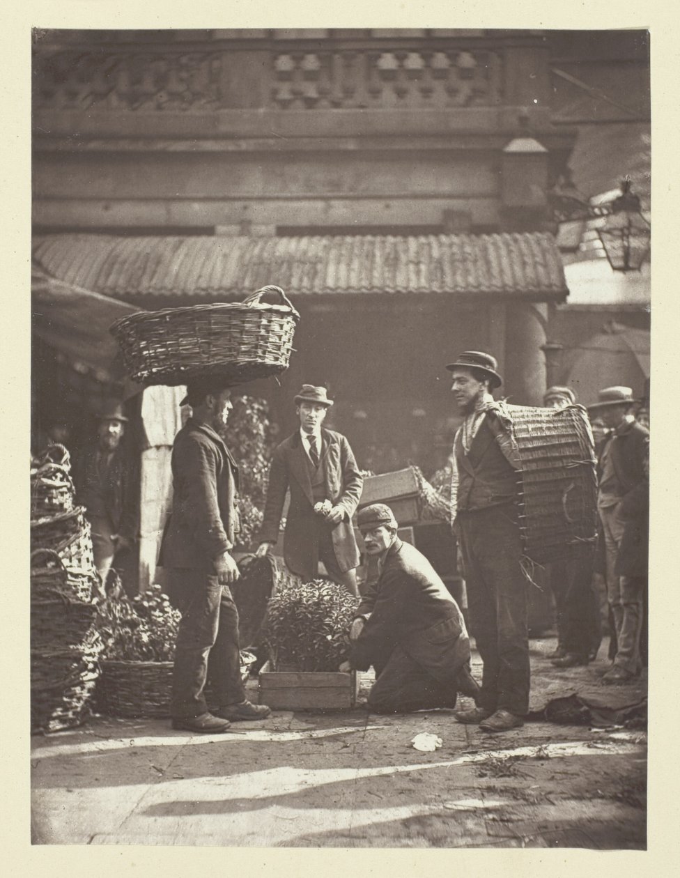 Arbeiders van Covent Garden door John Thomson