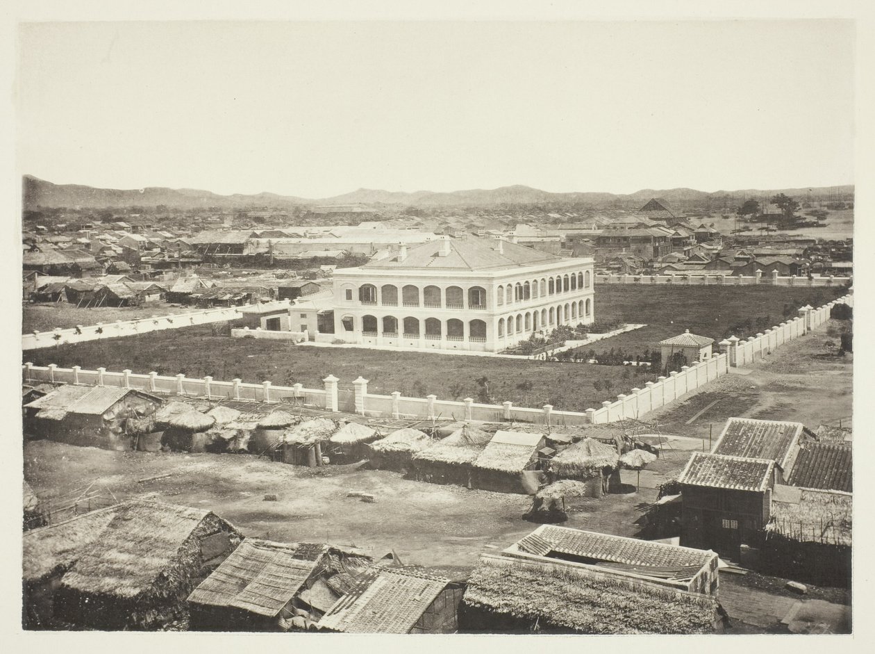 De oude fabriek, Canton door John Thomson
