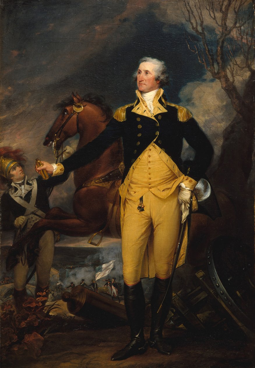 George Washington voor de Slag bij Trenton, ca. 1792-94 door John Trumbull