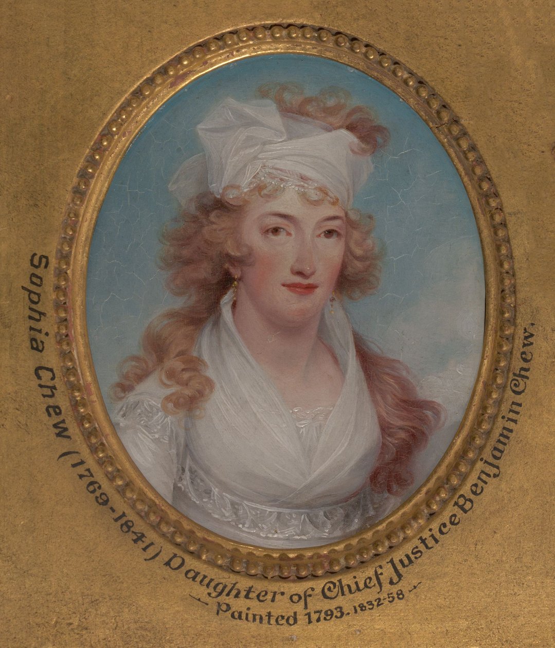 Sophia Chew, later Sophia Chew Philips, 1769-1841 door John Trumbull