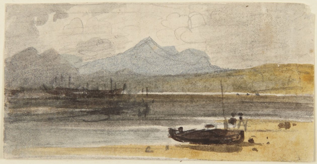 Kustscène door John Varley