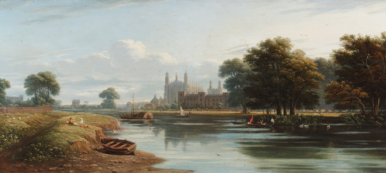 Eton vanaf de Theems door John Varley