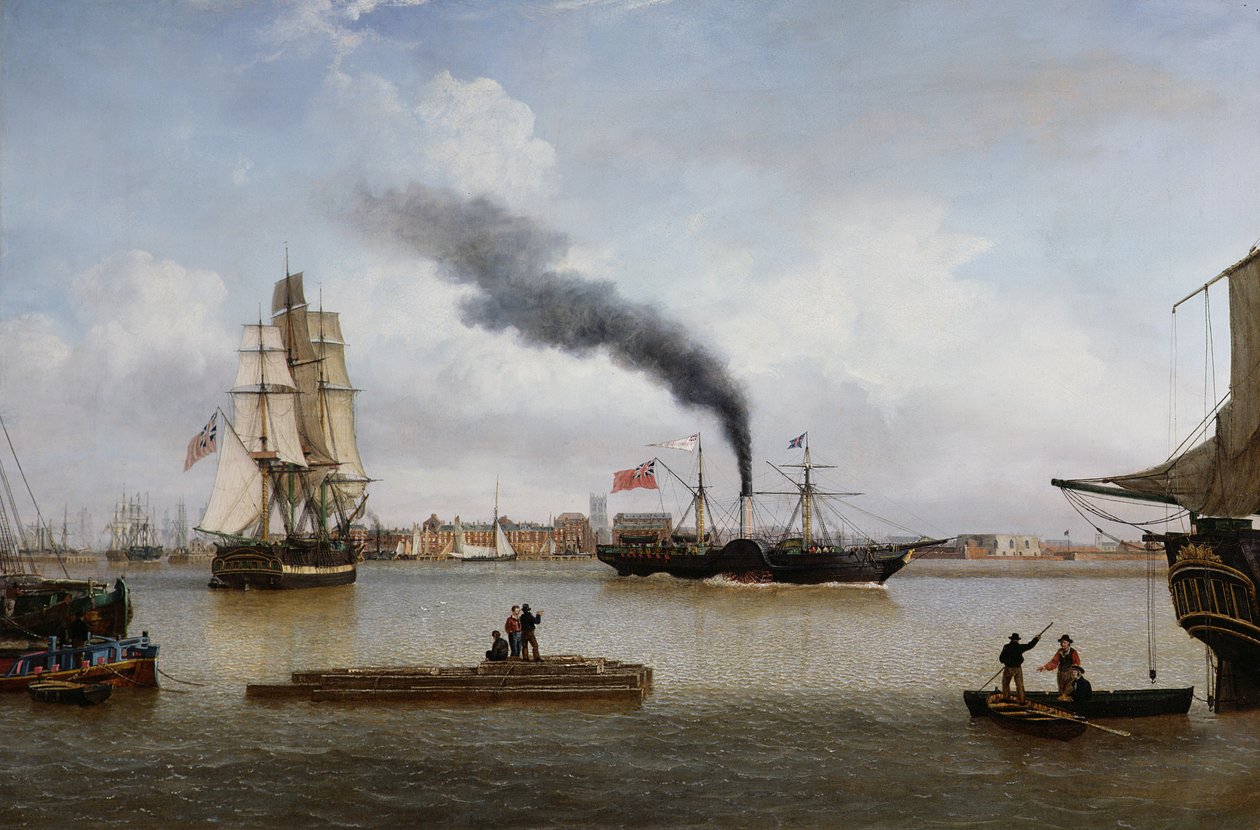 S.S. Forfarshire vertrekt uit Hull op haar laatste reis door John Ward