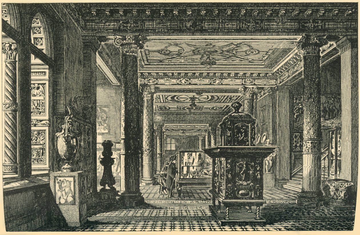 De Keramische Galerij, South Kensington Museum door John Watkins