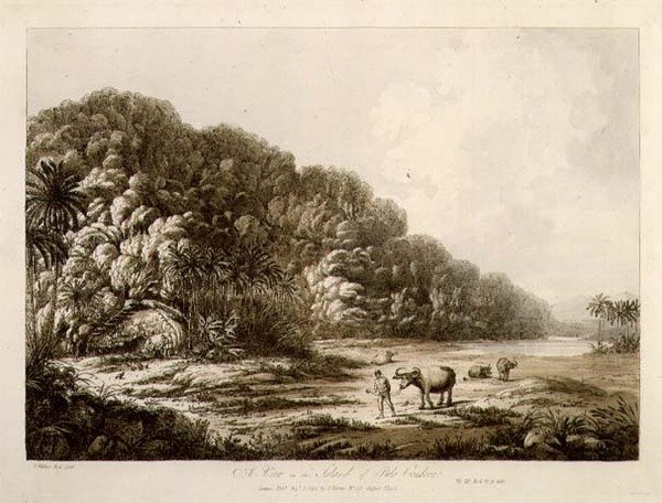 Een Uitzicht op het Eiland Pulo Condore, uit 
