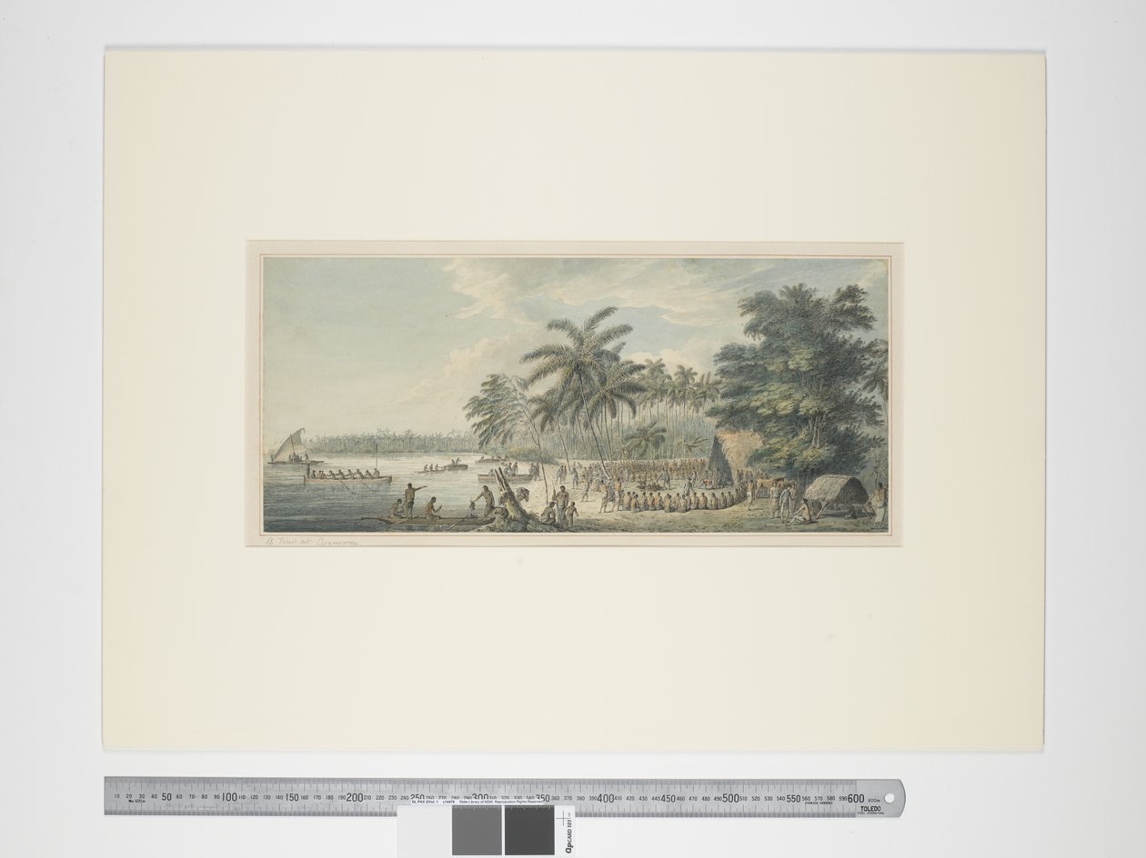 Een uitzicht op Anamooka, c.1773-84 door John Webber
