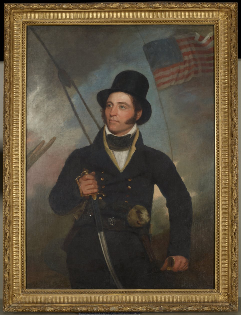 Portret van Kapitein Samuel Chester Reid door John Wesley Jarvis