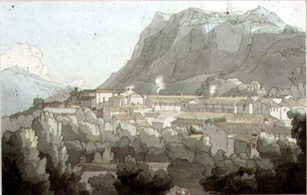 Mendris, nabij Como door John White Abbott