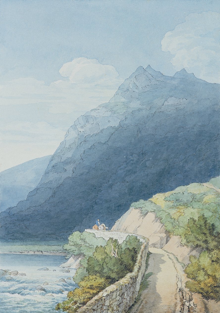 De Dart bij Holne Chase, Devon door John White Abbott