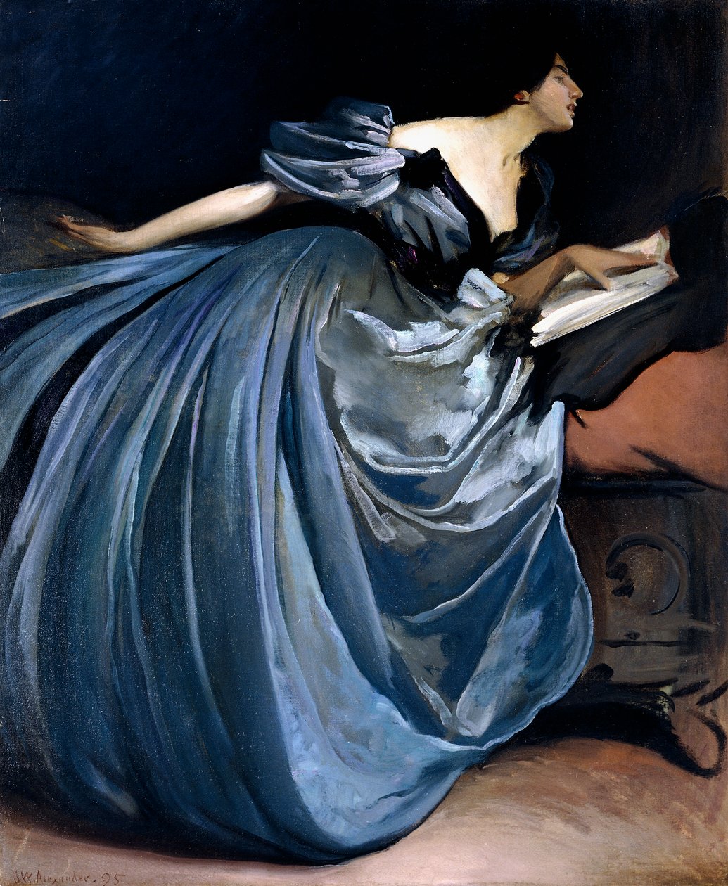 Alathea, 1895 door John White Alexander