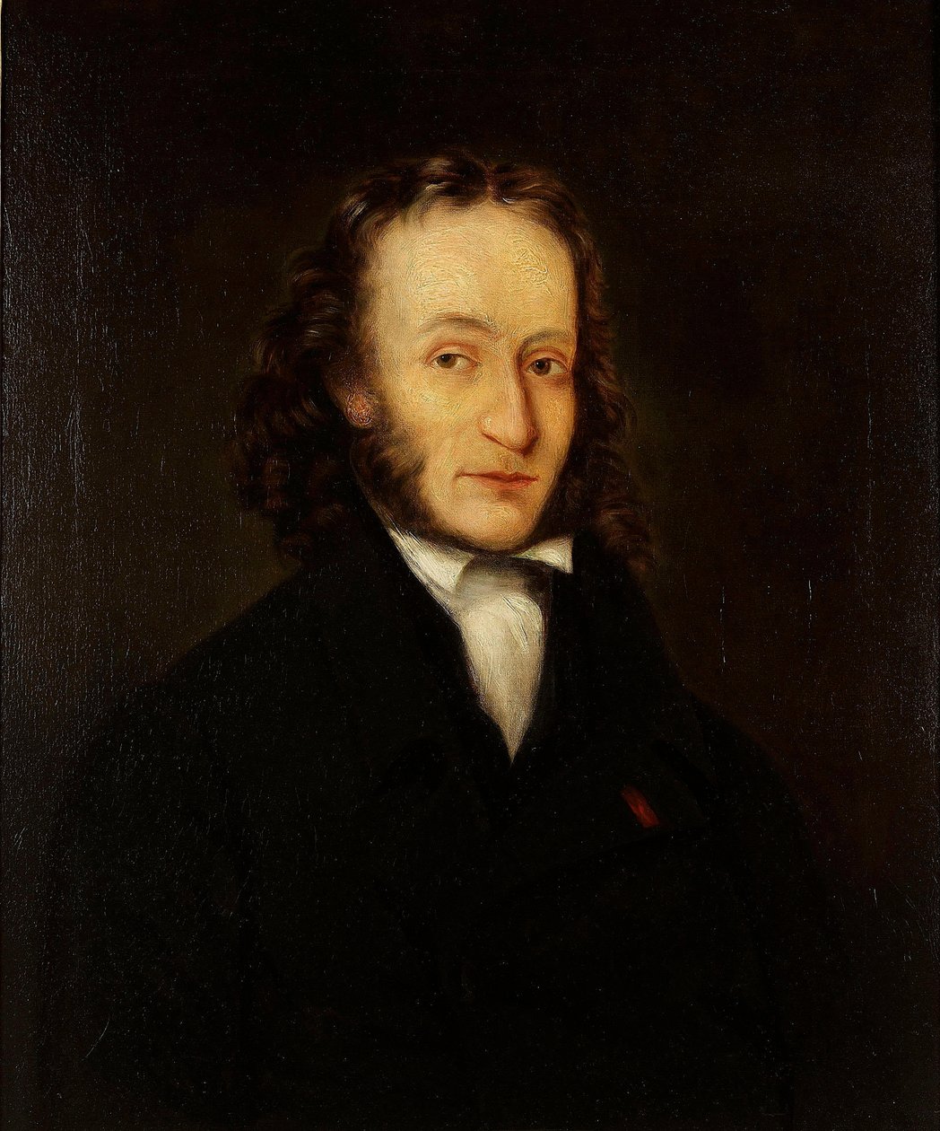 Portret van Niccolò Paganini 1782-1840 door John Whittle