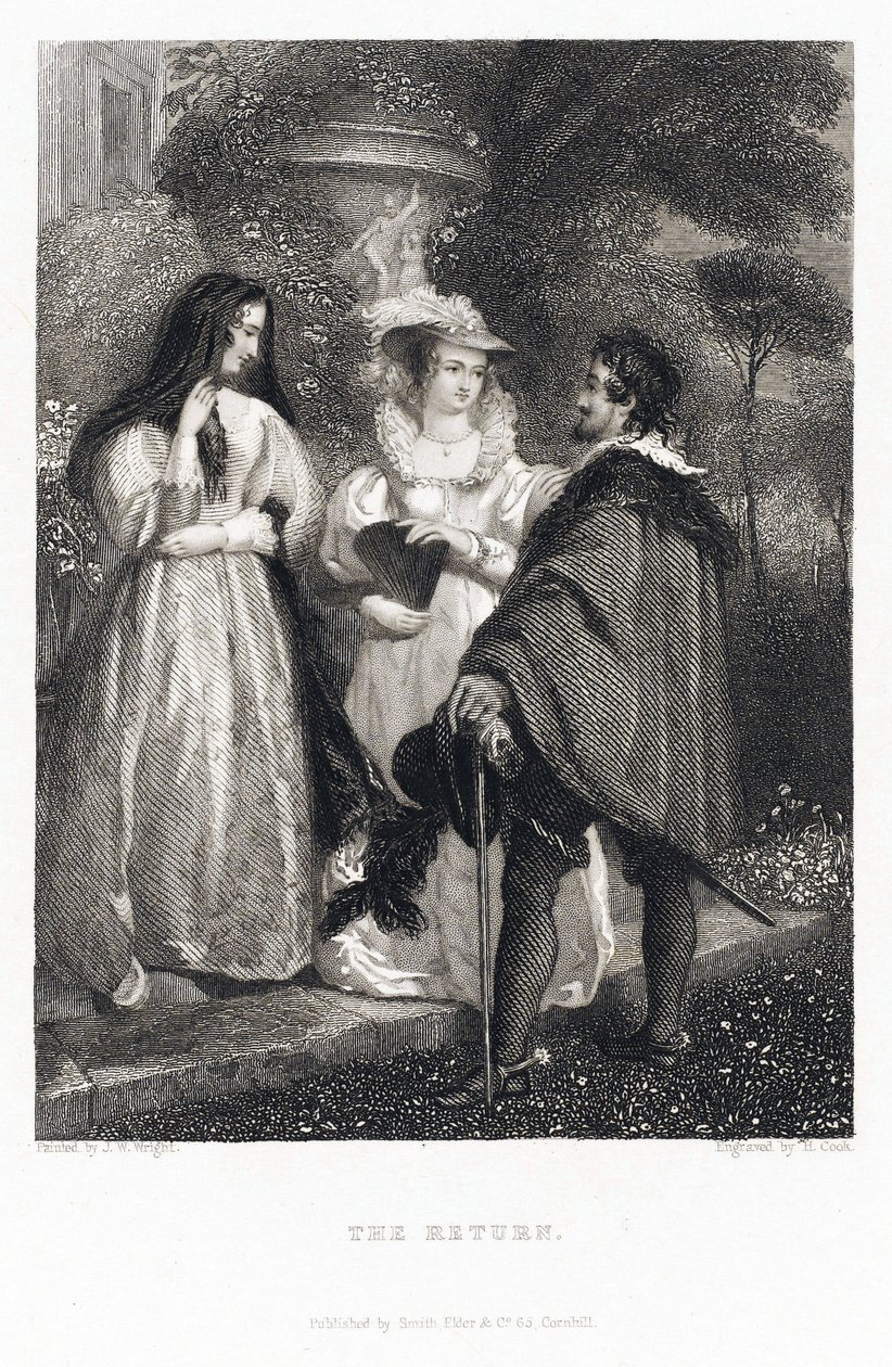 De terugkeer, verwijst naar een verhaal met dezelfde titel door John William (after) Wright