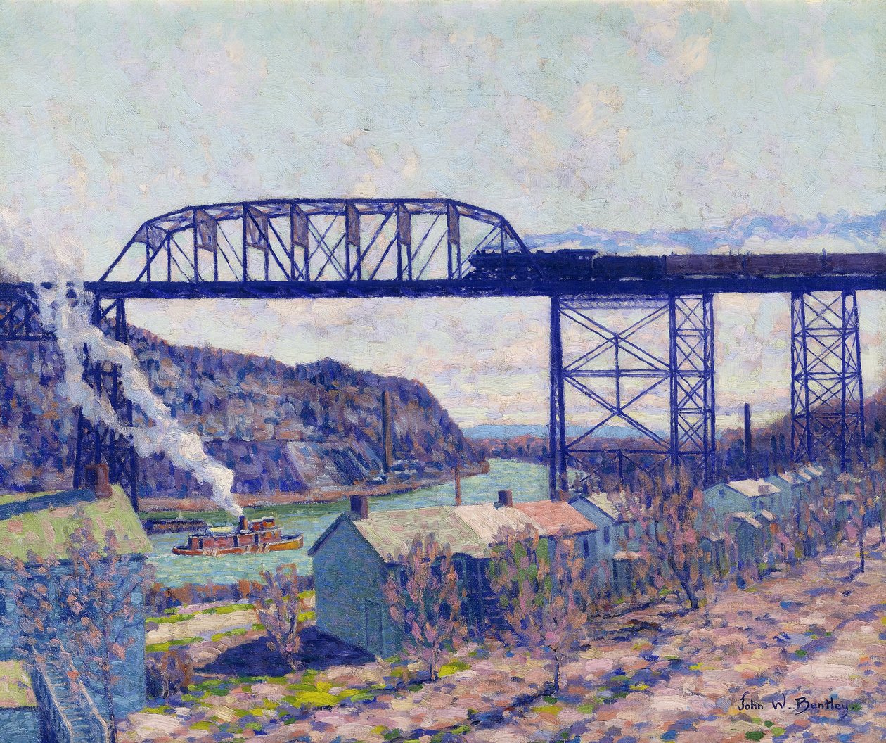 Op de Rondout door John William Bentley