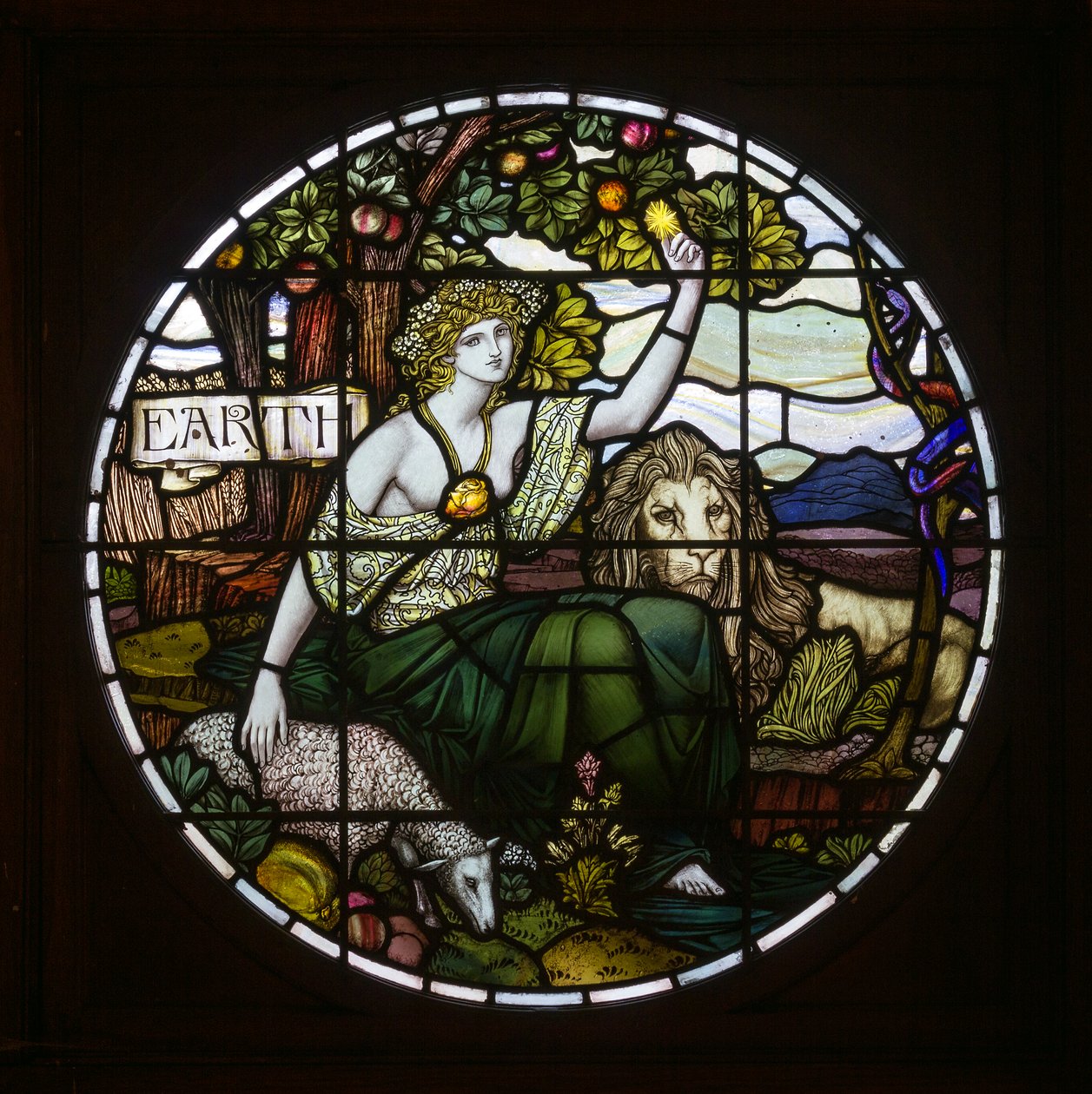Aarde, Art Nouveau door John William Brown