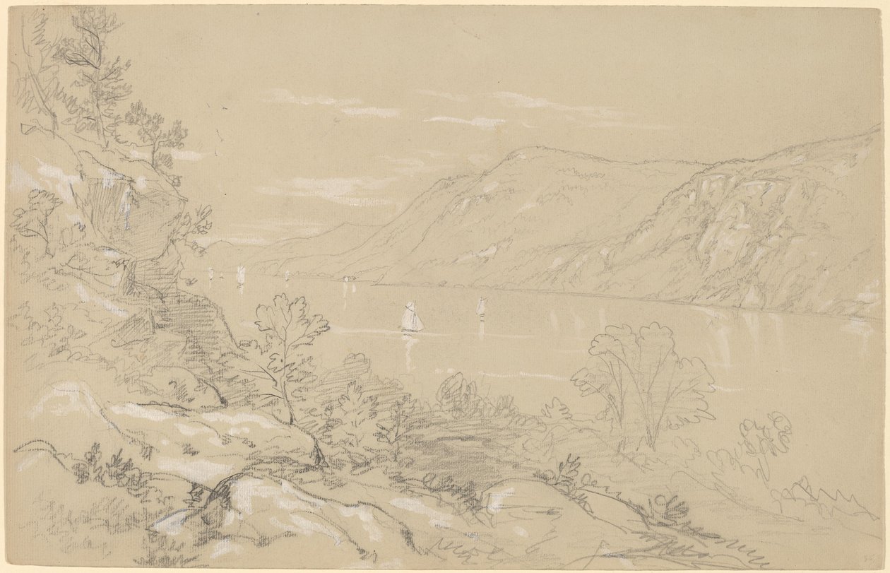 Noord van Storm King door John William Casilear