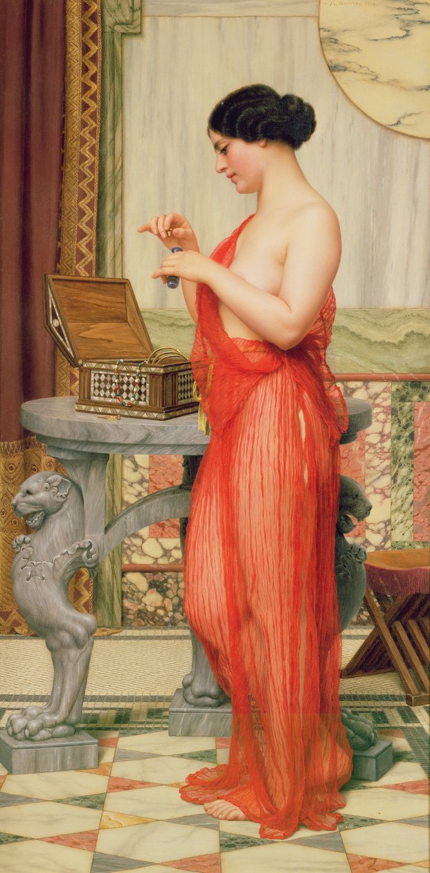 Het nieuwe parfum, 1914 door John William Godward