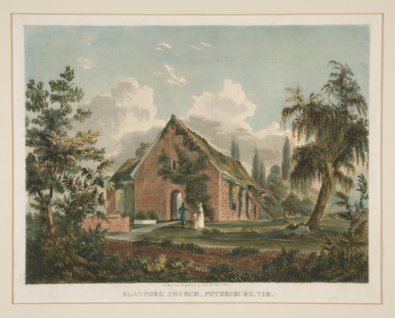 Blanford Church, Petersburg, Vir. door John William Hill