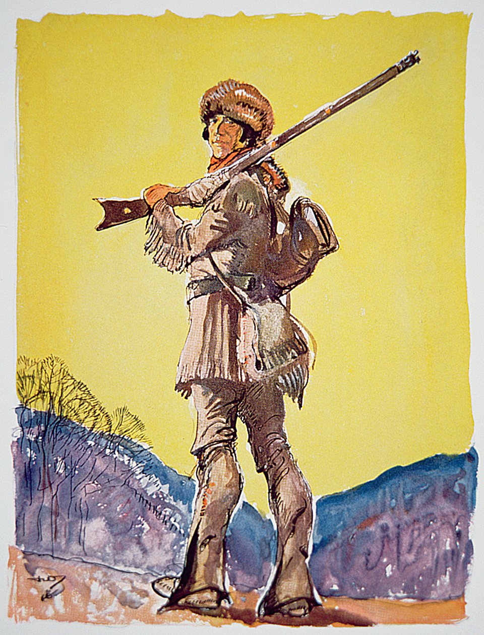 Davy Crockett door John William Jr. Thomason