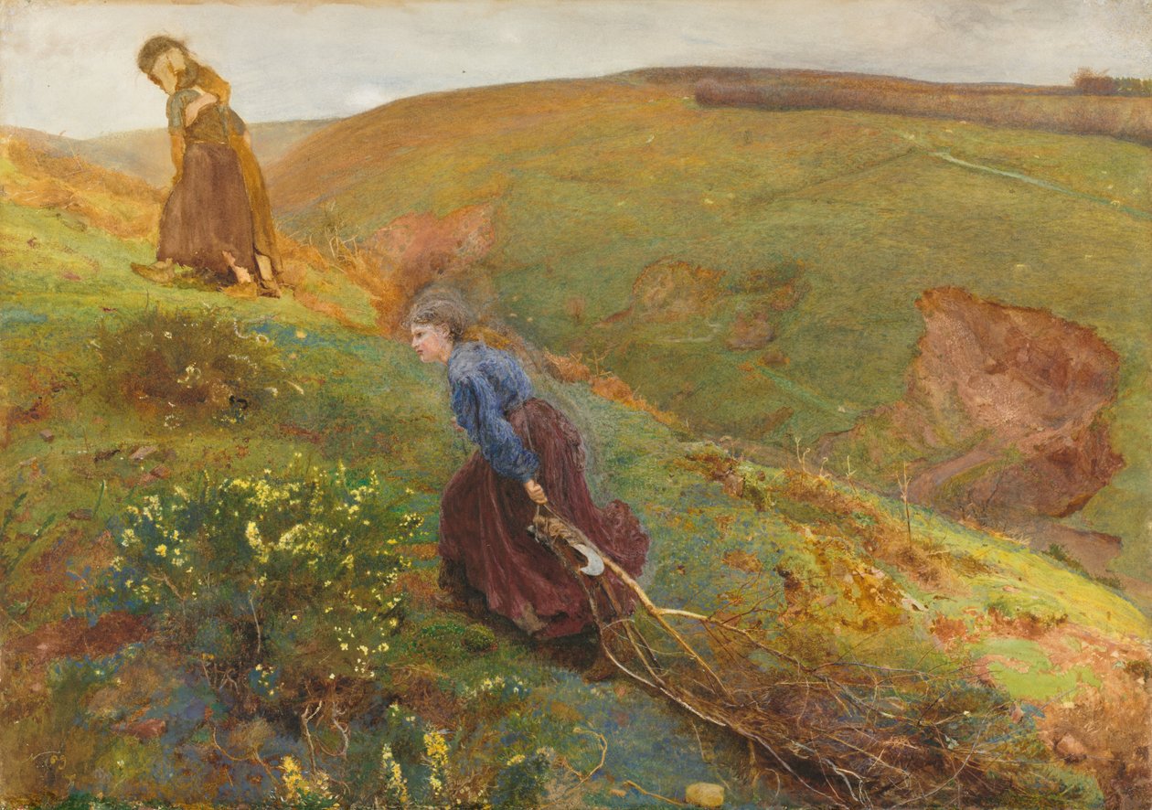 De houtverzamelaars, 1869 door John William North