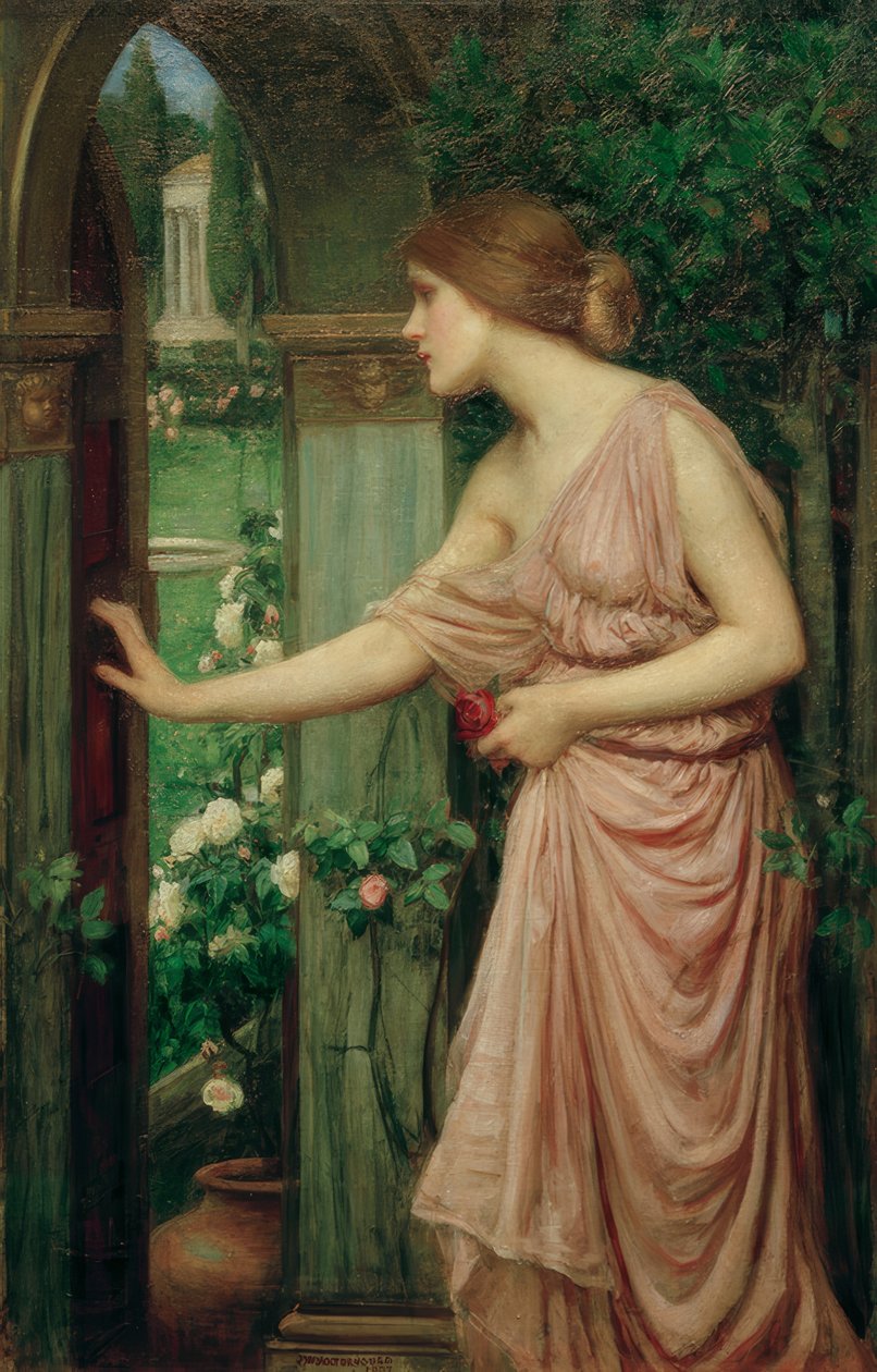 Psyche opent de deur naar Cupido