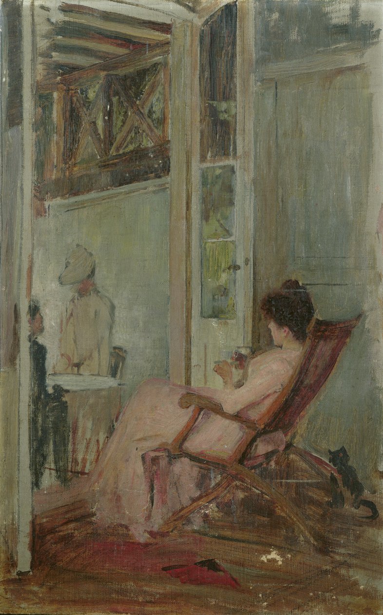 De Loggia door John William Waterhouse