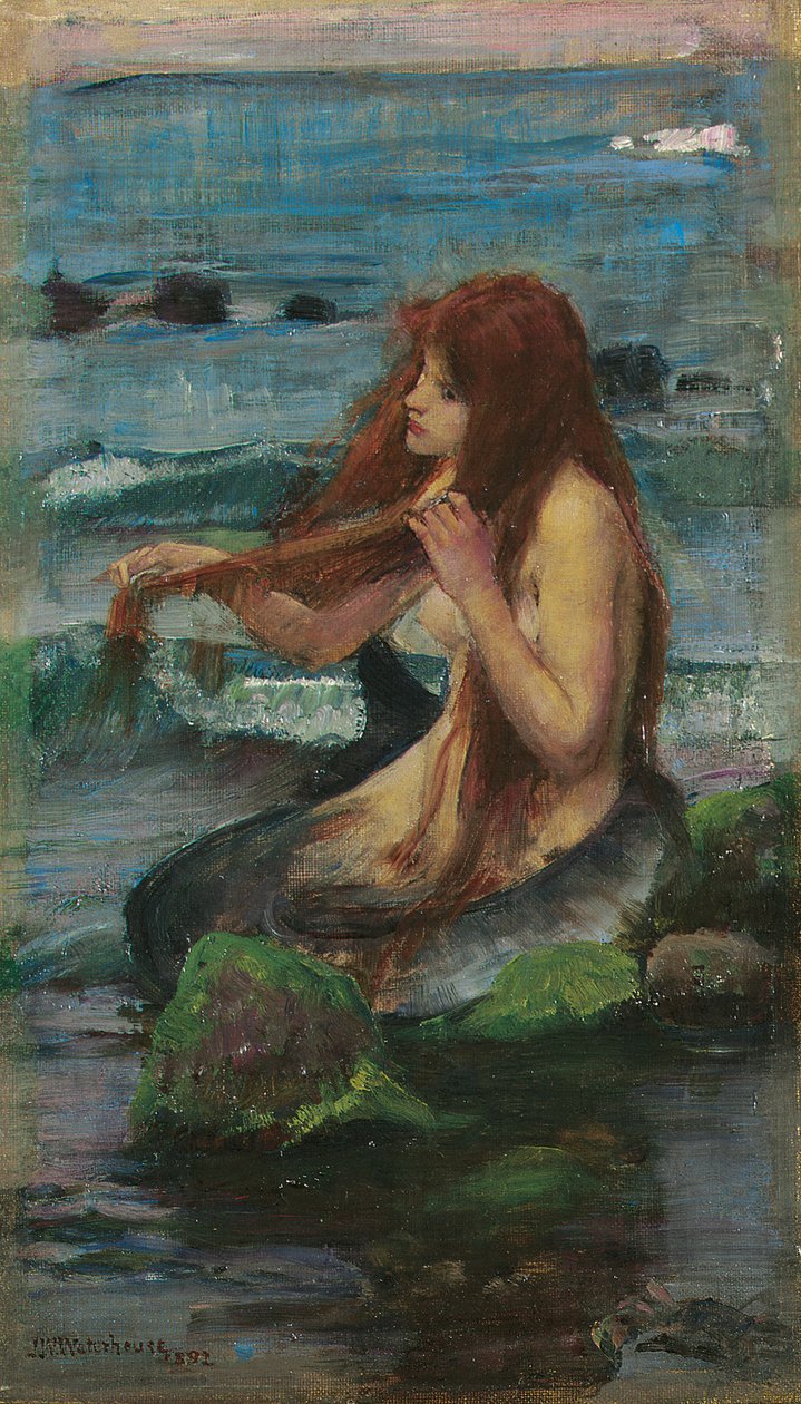 De Zeemeermin, 1892 door John William Waterhouse