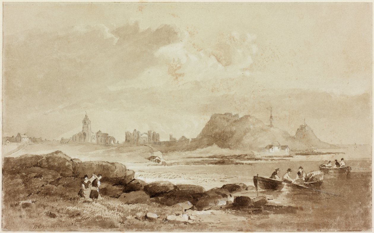 Heilig Eiland door John Wilson Carmichael