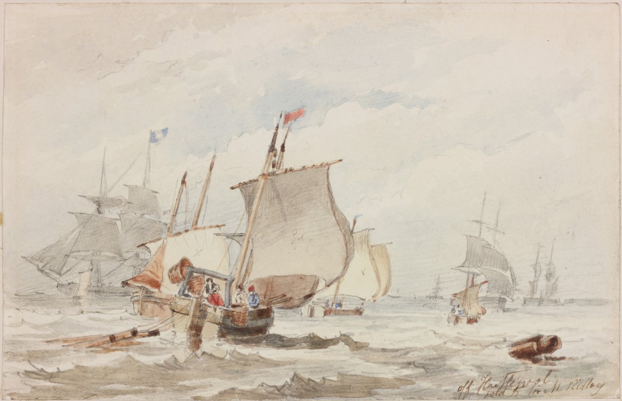 Bij Hartlepool door John Wilson Carmichael