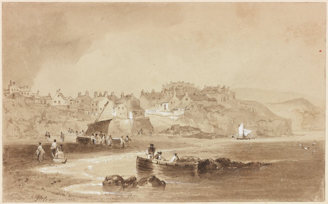 Robin Hoods Bay door John Wilson Carmichael