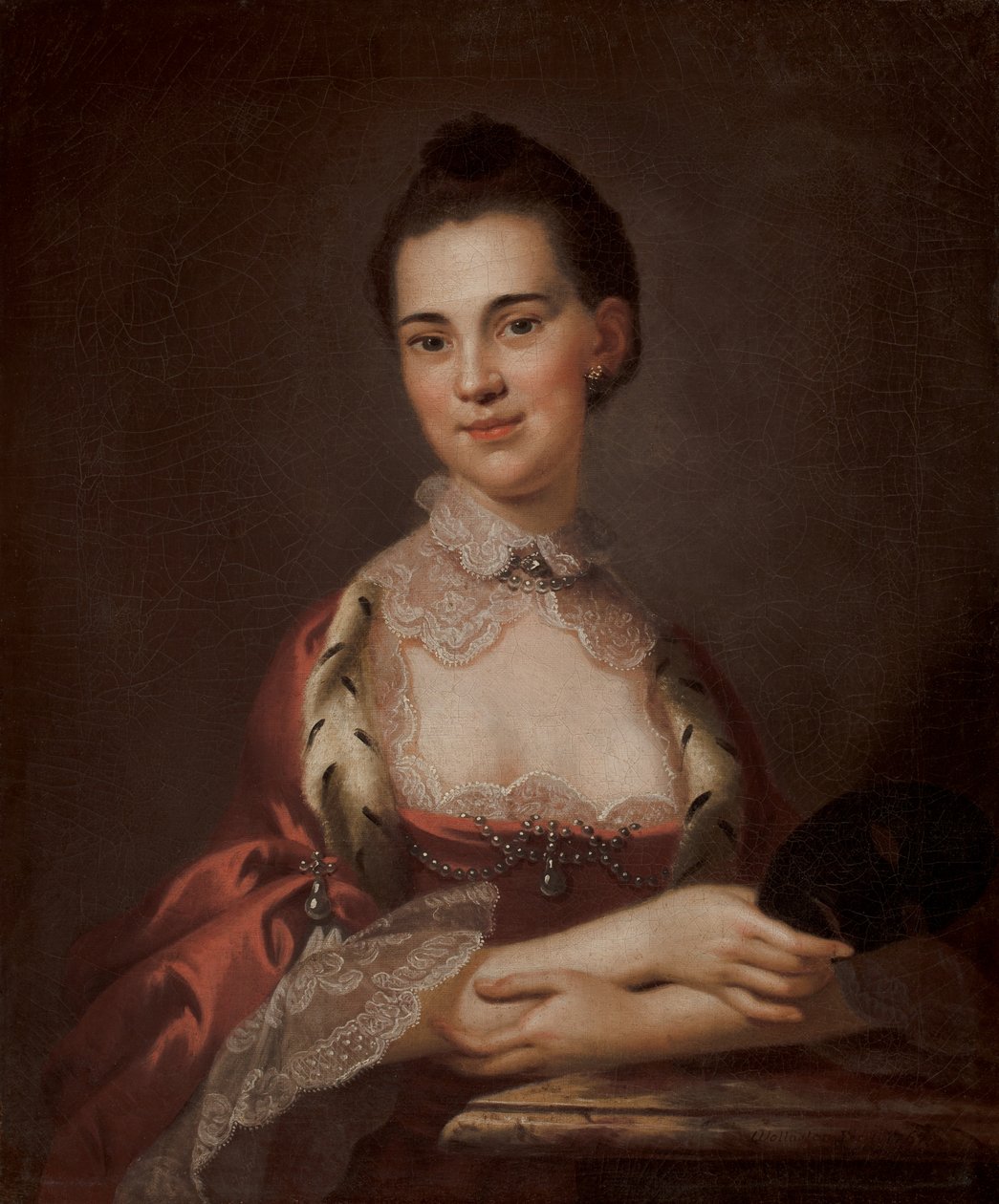 Ann Gibbes (Mrs. Edward Thomas) door John Wollaston