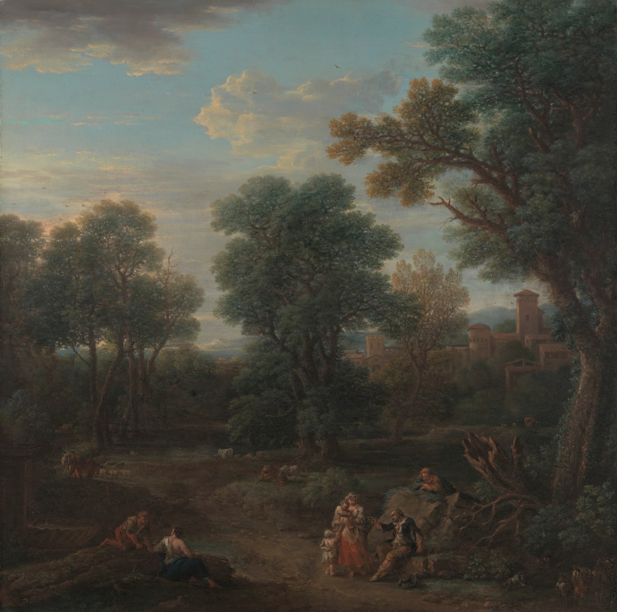 Klassiek landschap: ochtend door John Wootton