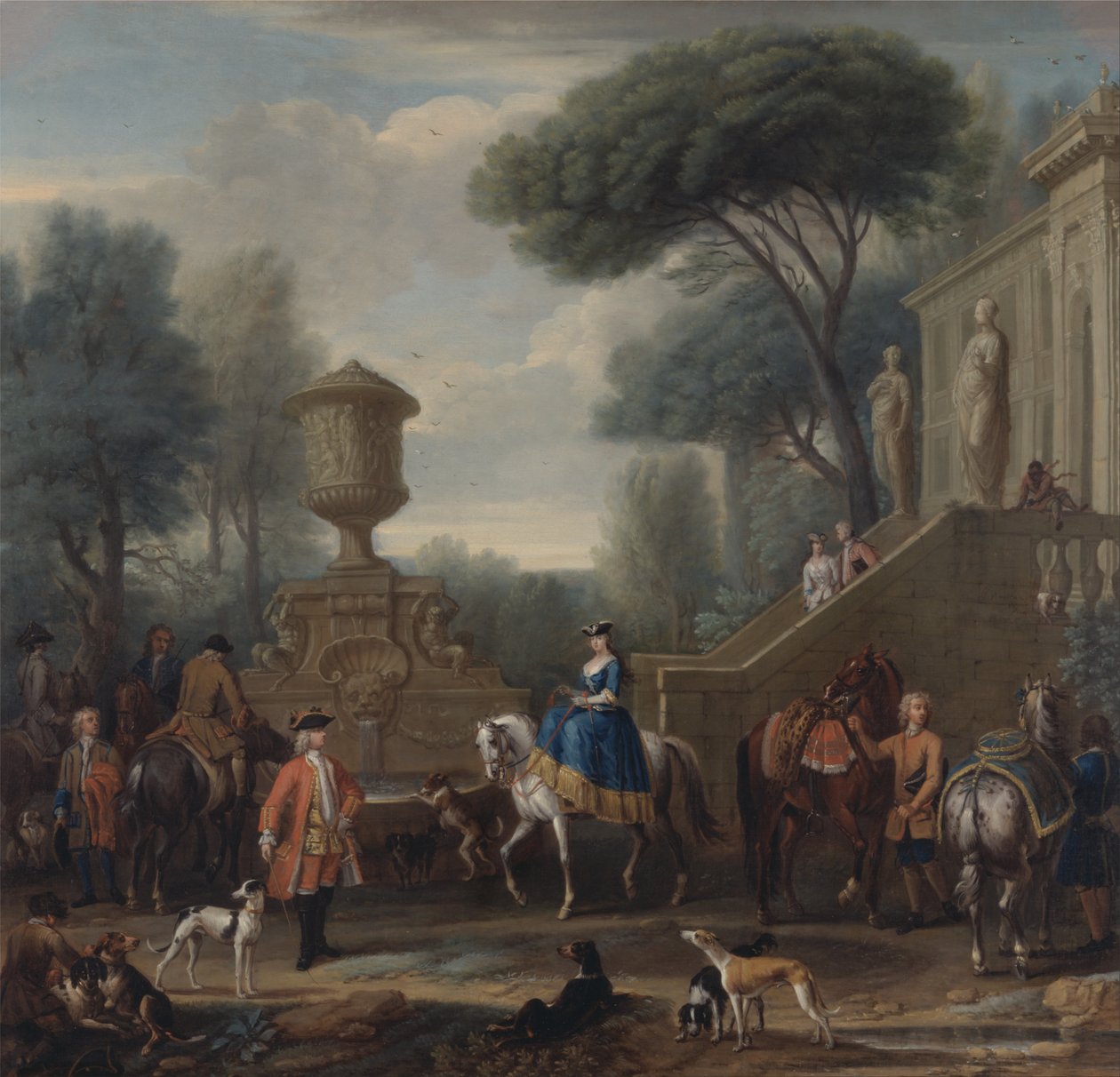 Voorbereiden op de jacht door John Wootton