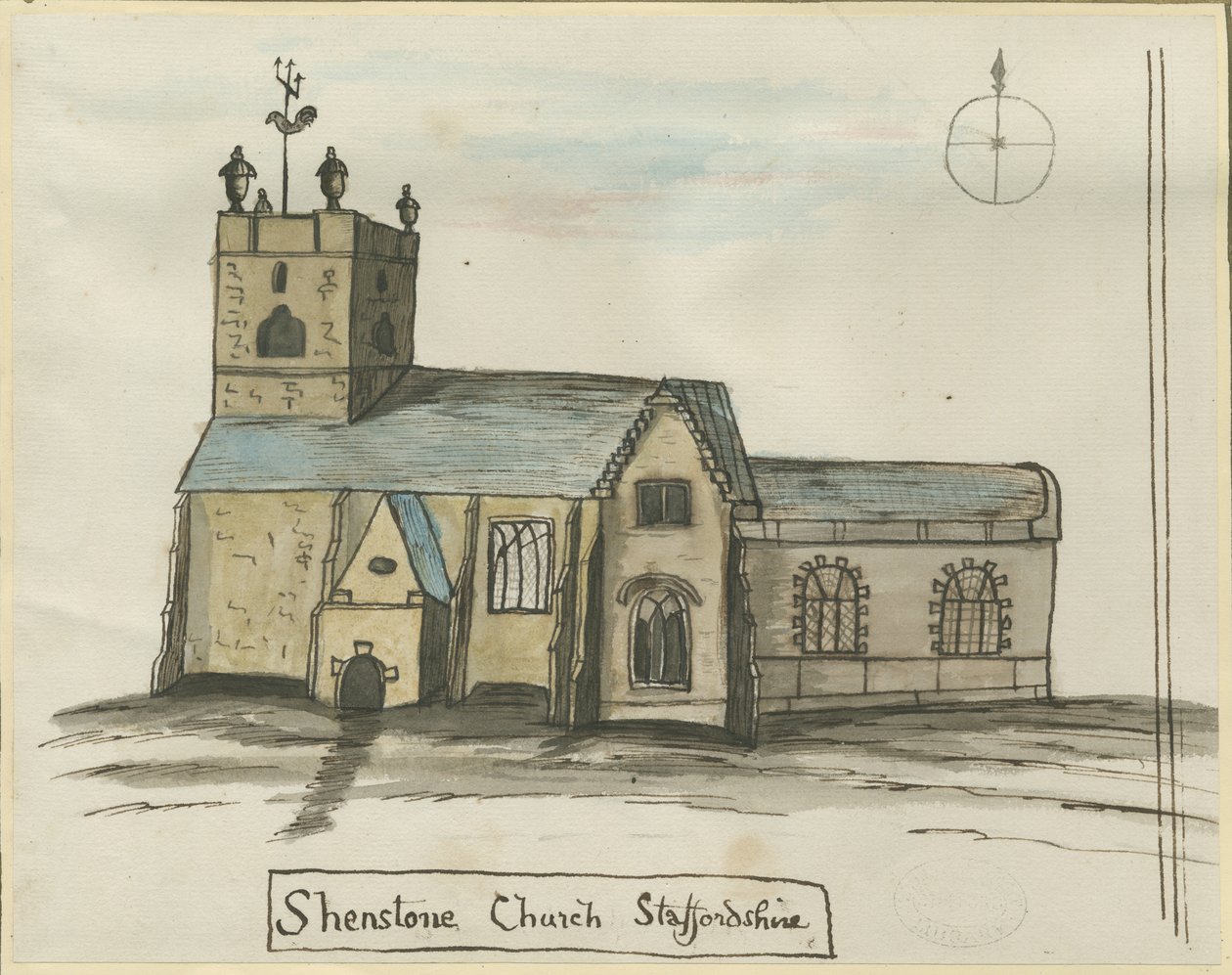 Shenstone Kerk door John Wright