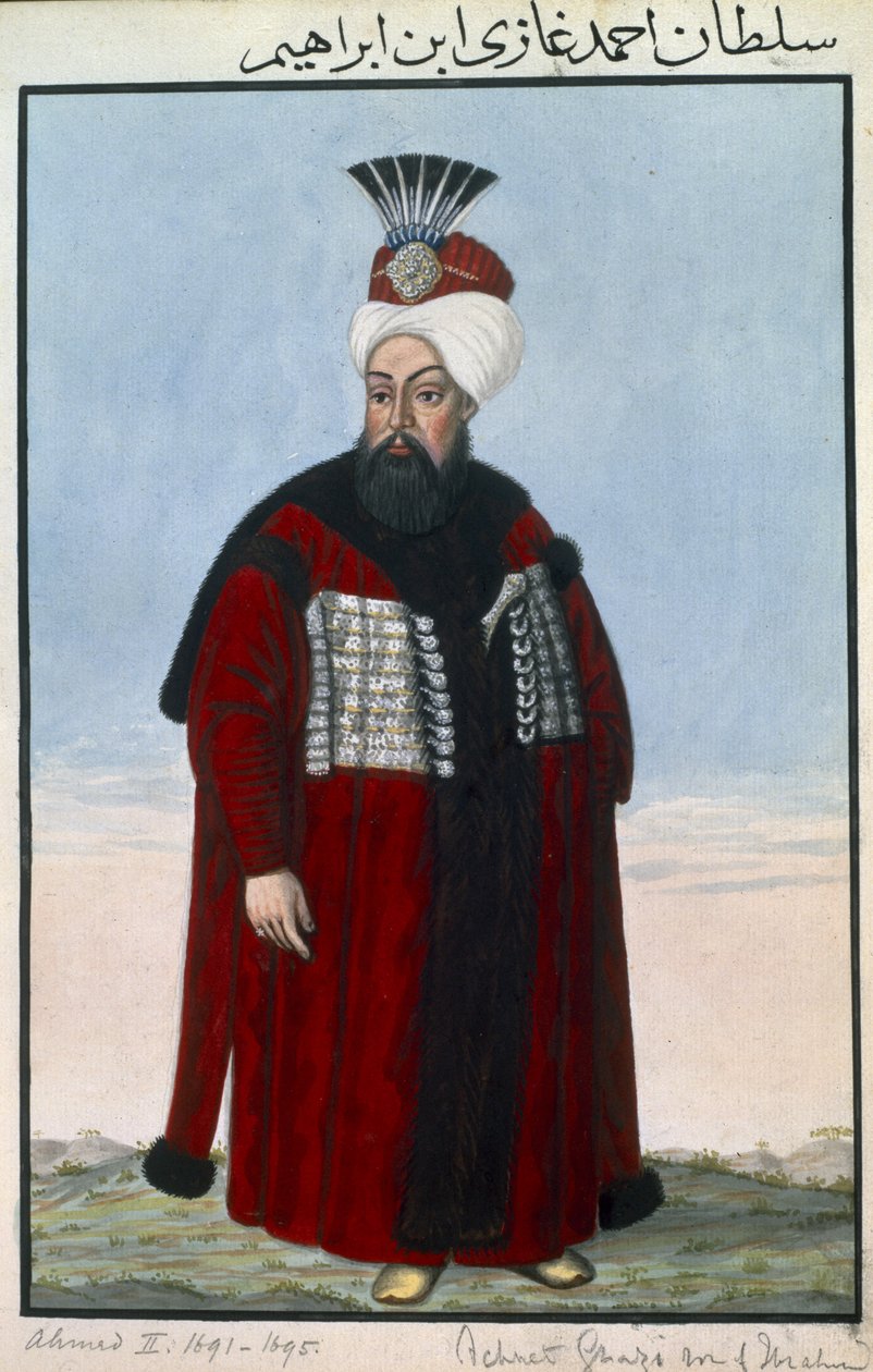 Ahmed II (1642-95) Sultan 1691-95, uit 