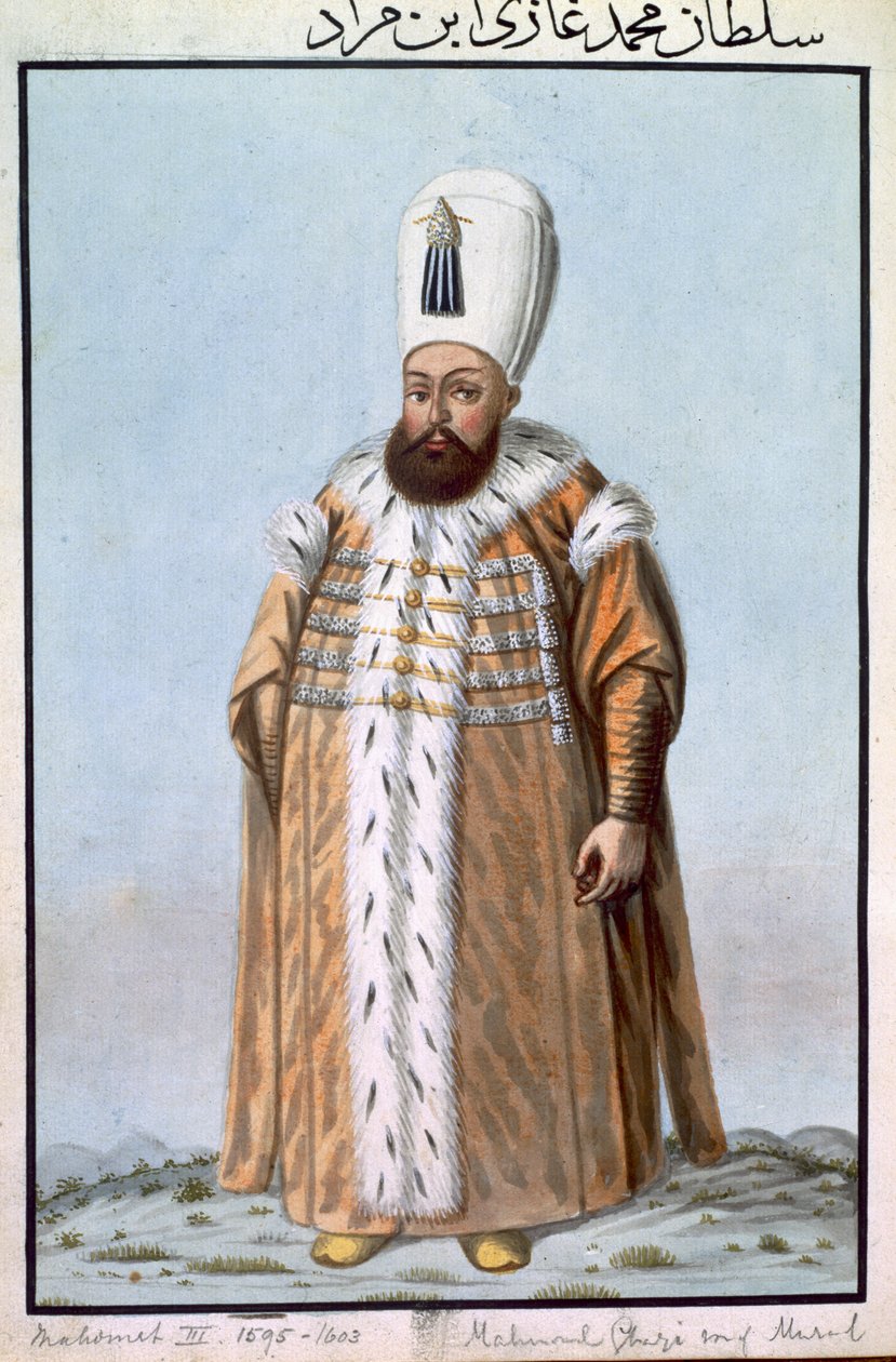 Mahomet (Mehmed) III (1566-1603) Sultan 1595-1603, uit 