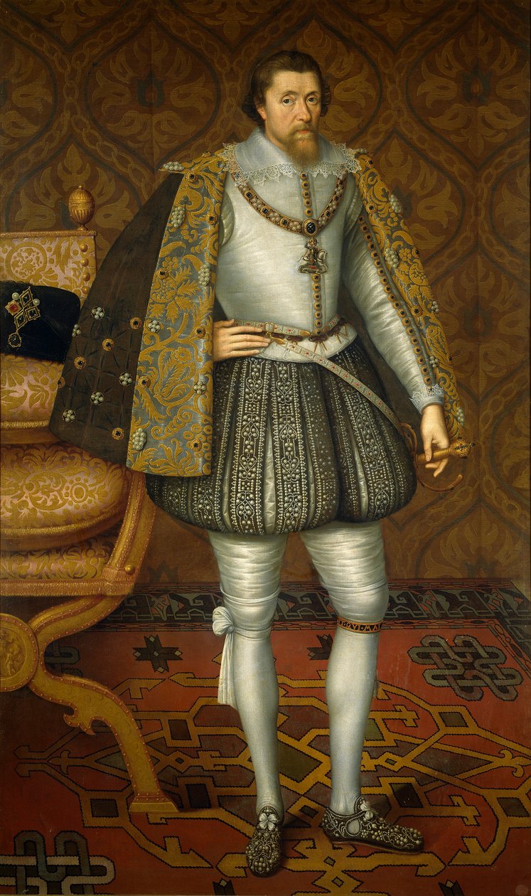 Portret van Koning James I van Engeland (1566-1625) door John de Critz