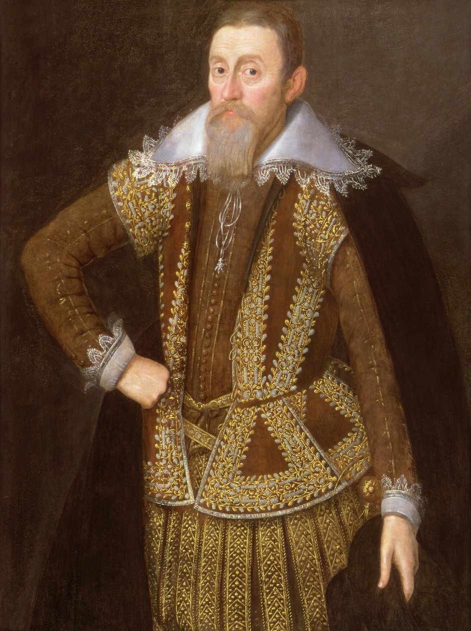 William Parker, 4e Baron Monteagle en 11e Baron Morley (1575-1622) door John de Critz