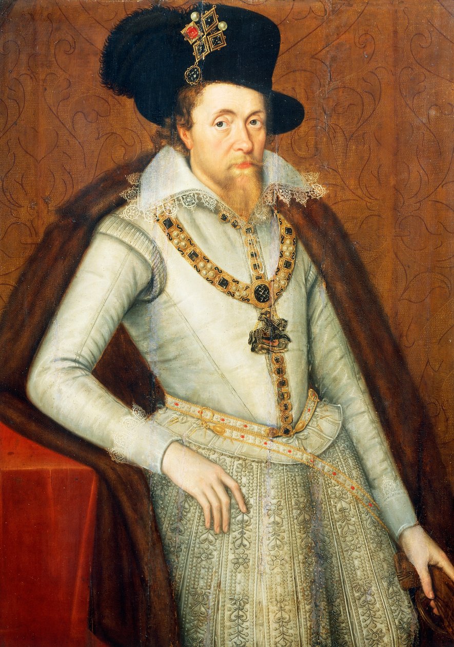 Portret van James Stuart door John de the Elder Critz