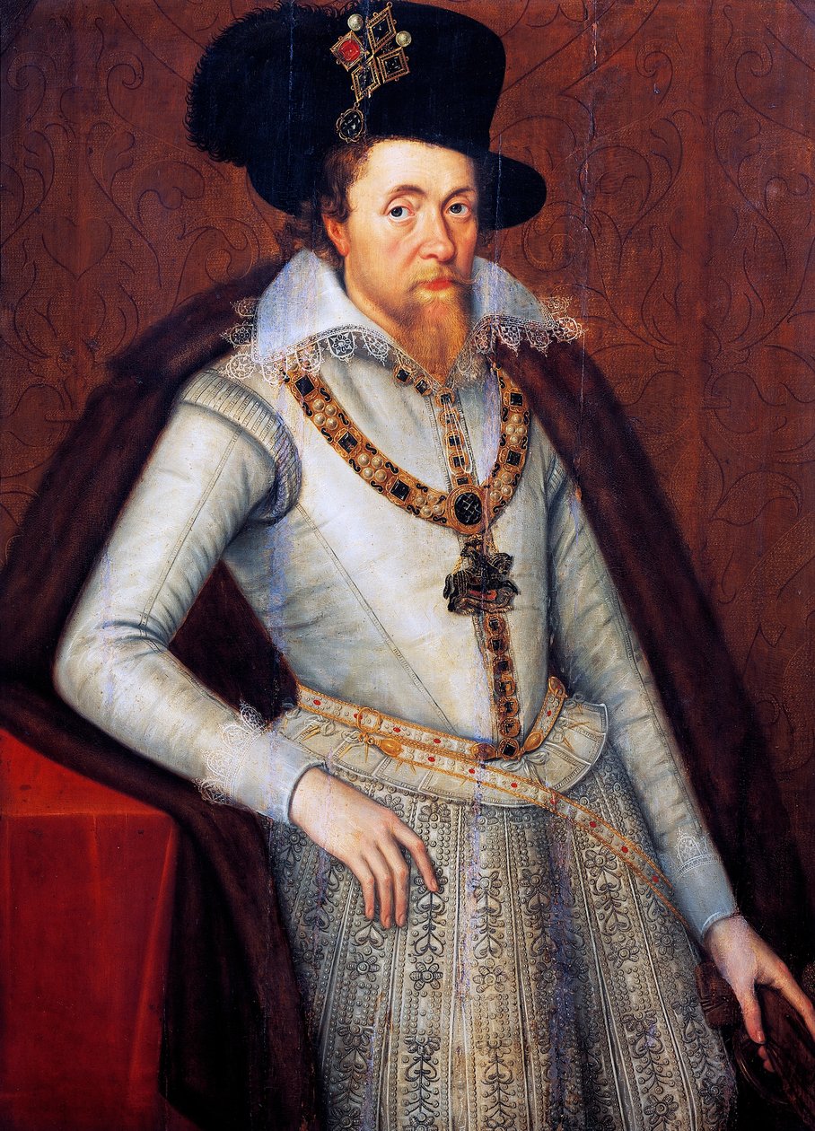 Portret van James Stuart (Edinburgh) door John de the Elder Critz