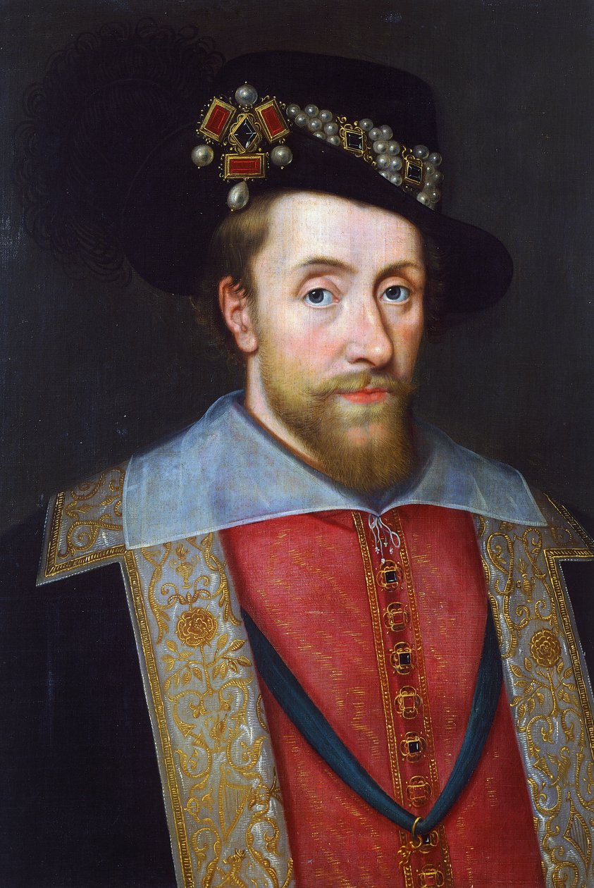 Portret van James Stuart (Edinburgh) door John de the Elder Critz