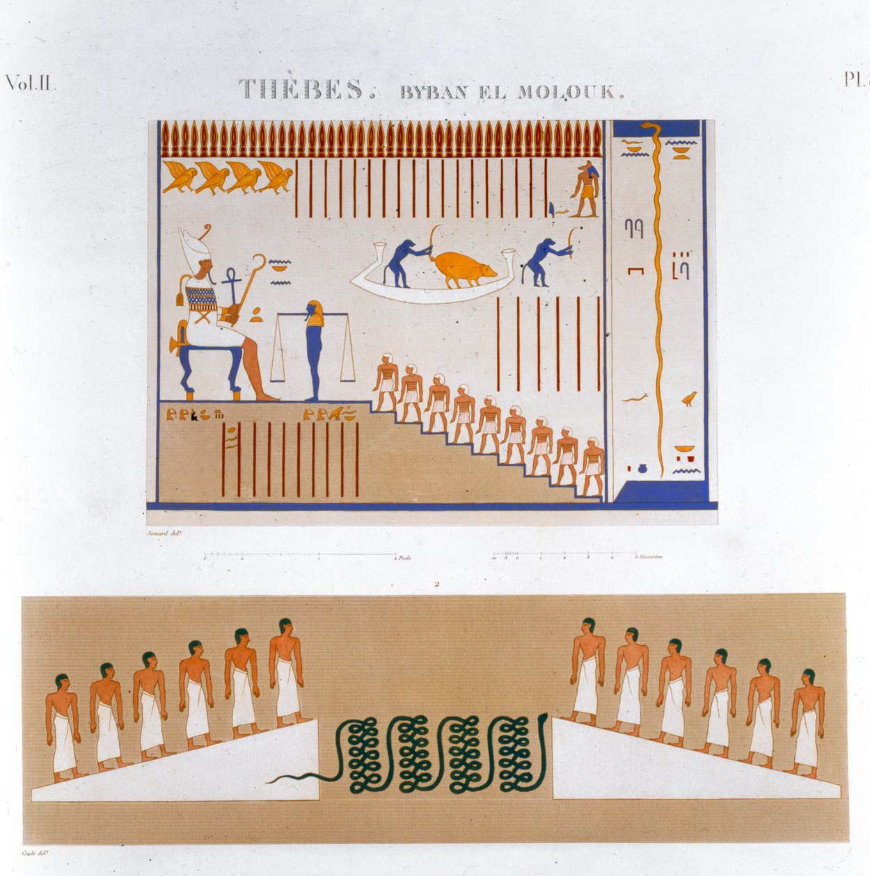 Illustraties van fresco