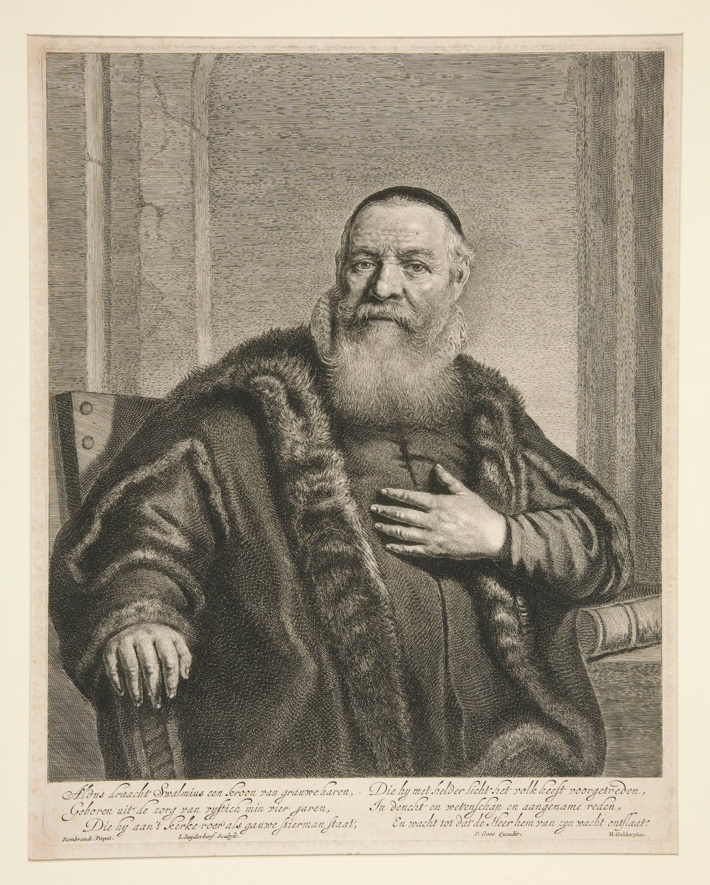 Eleazar Swalmius (1582?-1652) door Jonas Suyderhoef