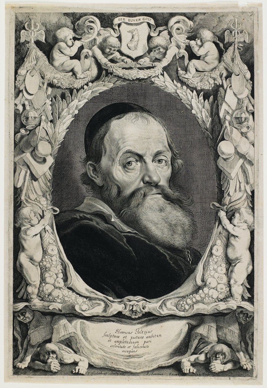 Hendrik Goltzius door Jonas Suyderhoef